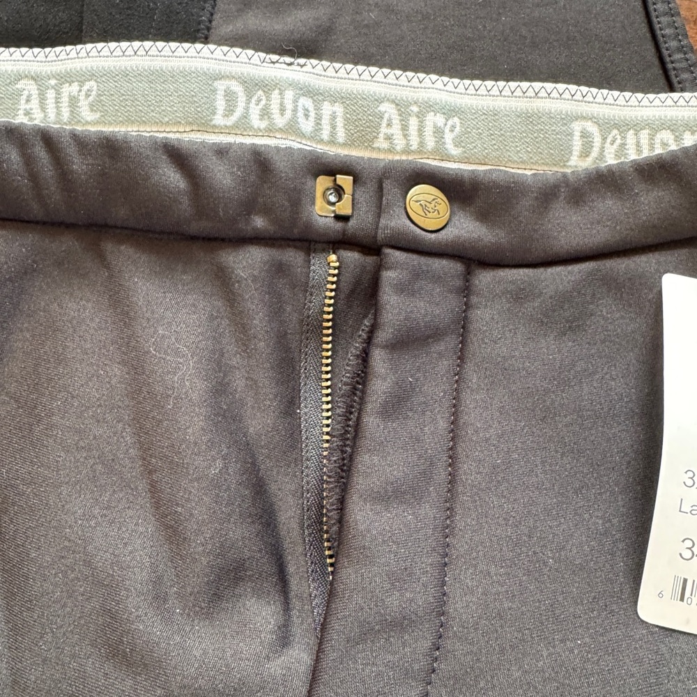 Women’s Devon Aire Equestrian Power Fleece Breech- Size 34R NWT - Picture 9 of 11